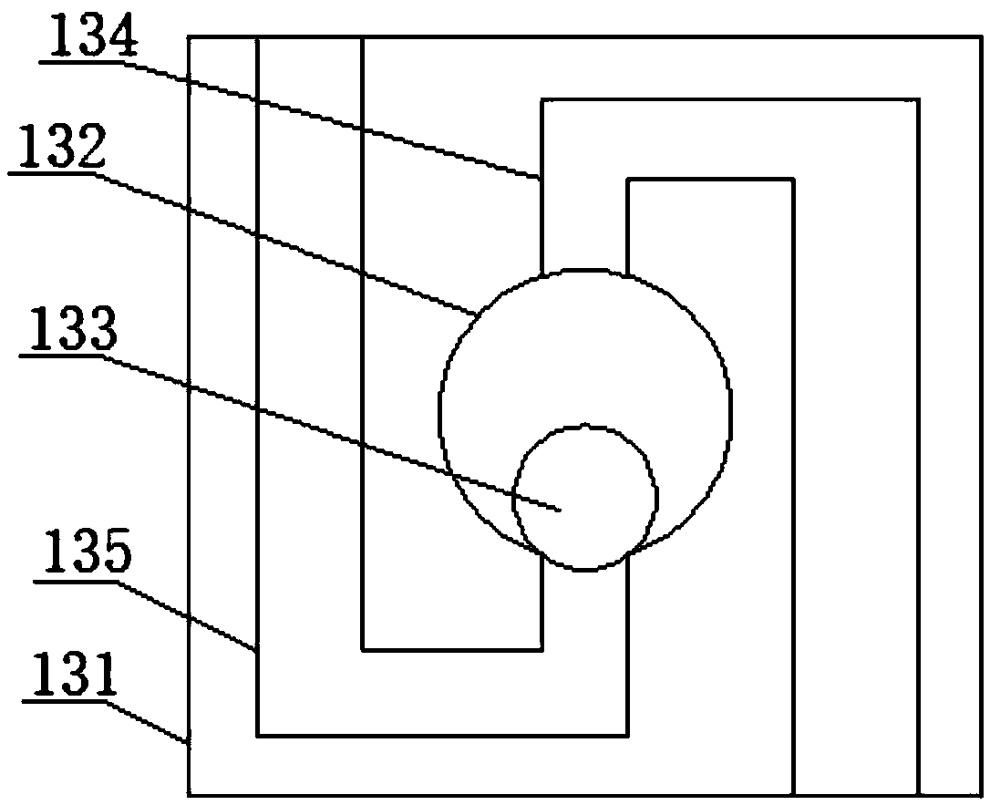 Gas storage device for natural gas extraction