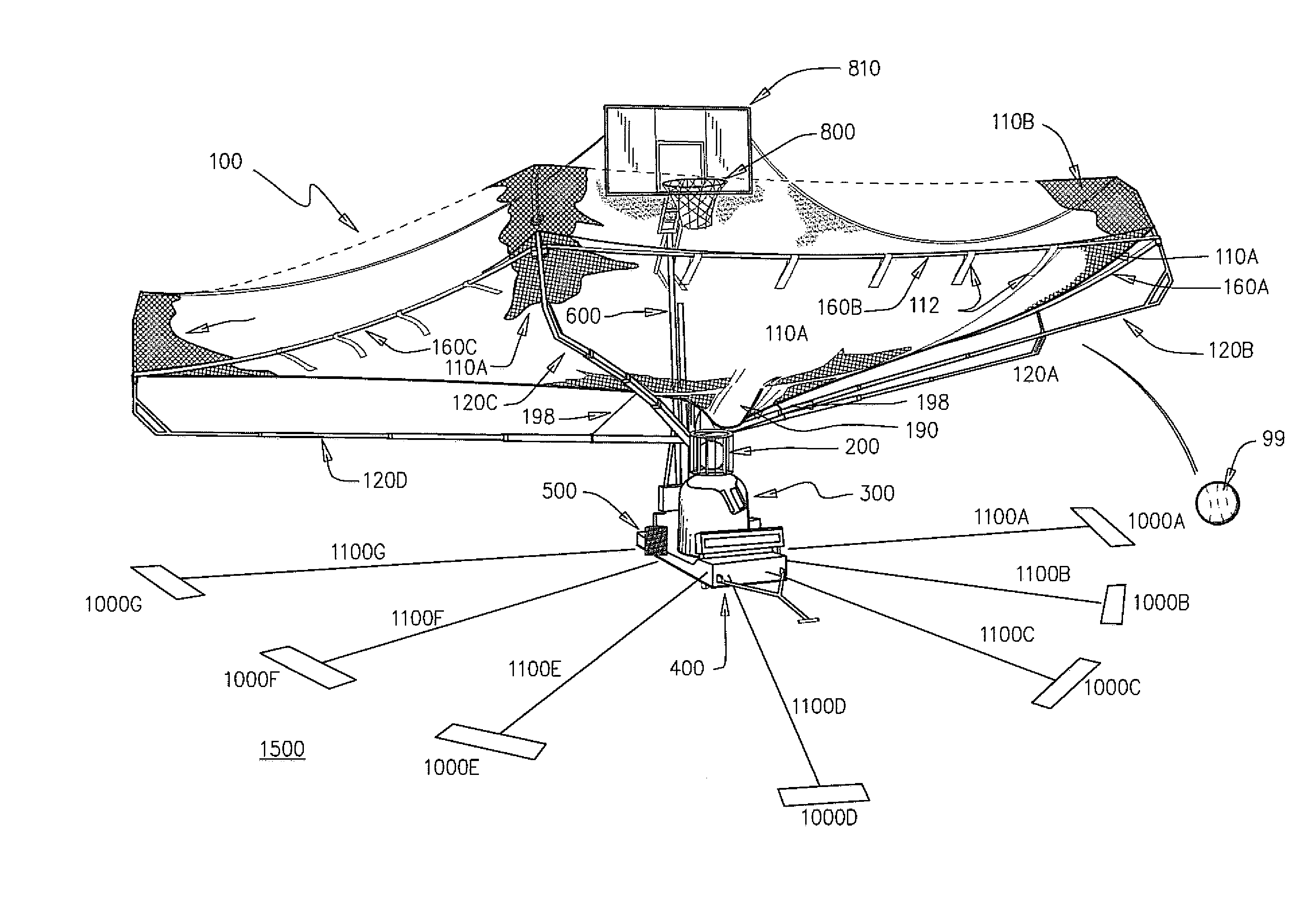 Return machine for spherical gameballs and transport apparatus incorporating the same