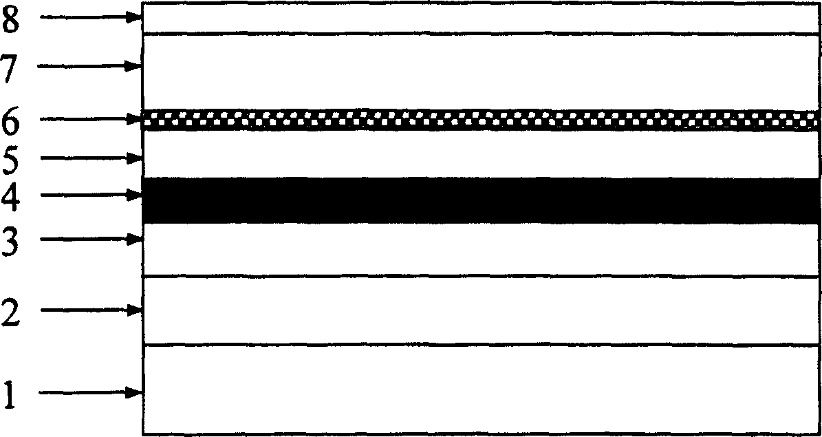 Optical detection field effect transistor containing quantum point and manufacturing method