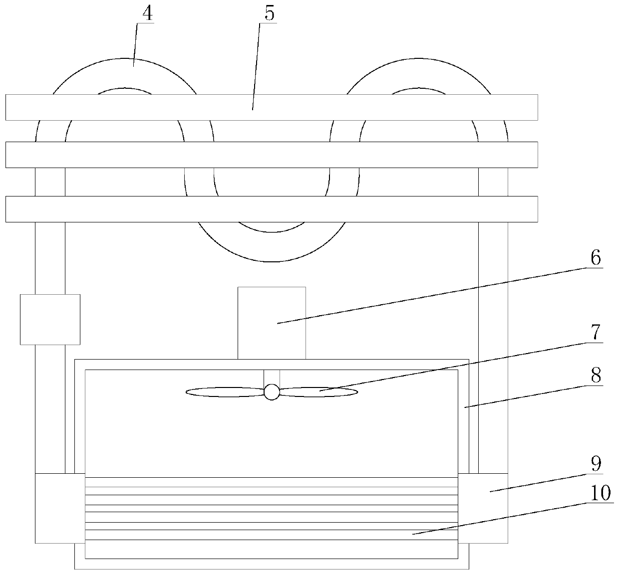 An electric vehicle with headlight steering function