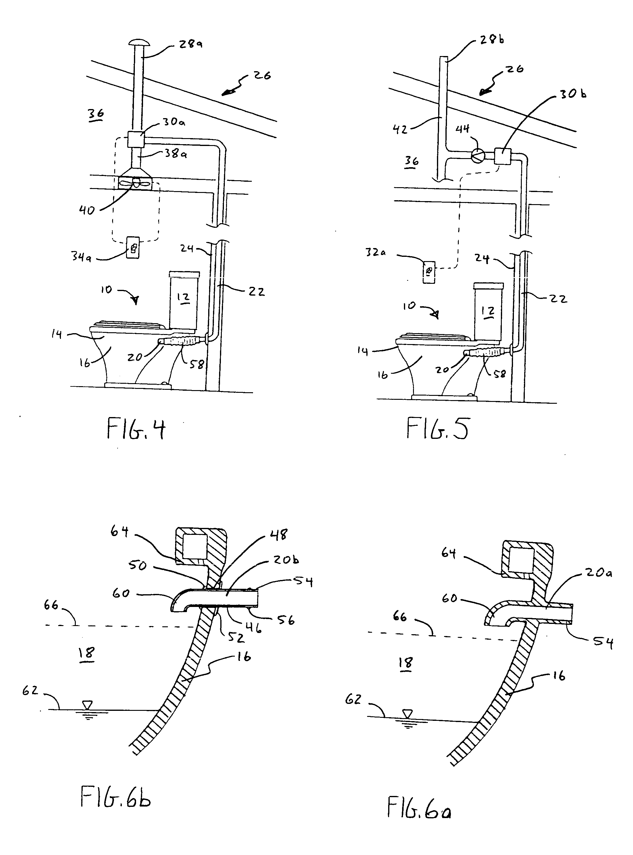 Toilet ventilation system and method