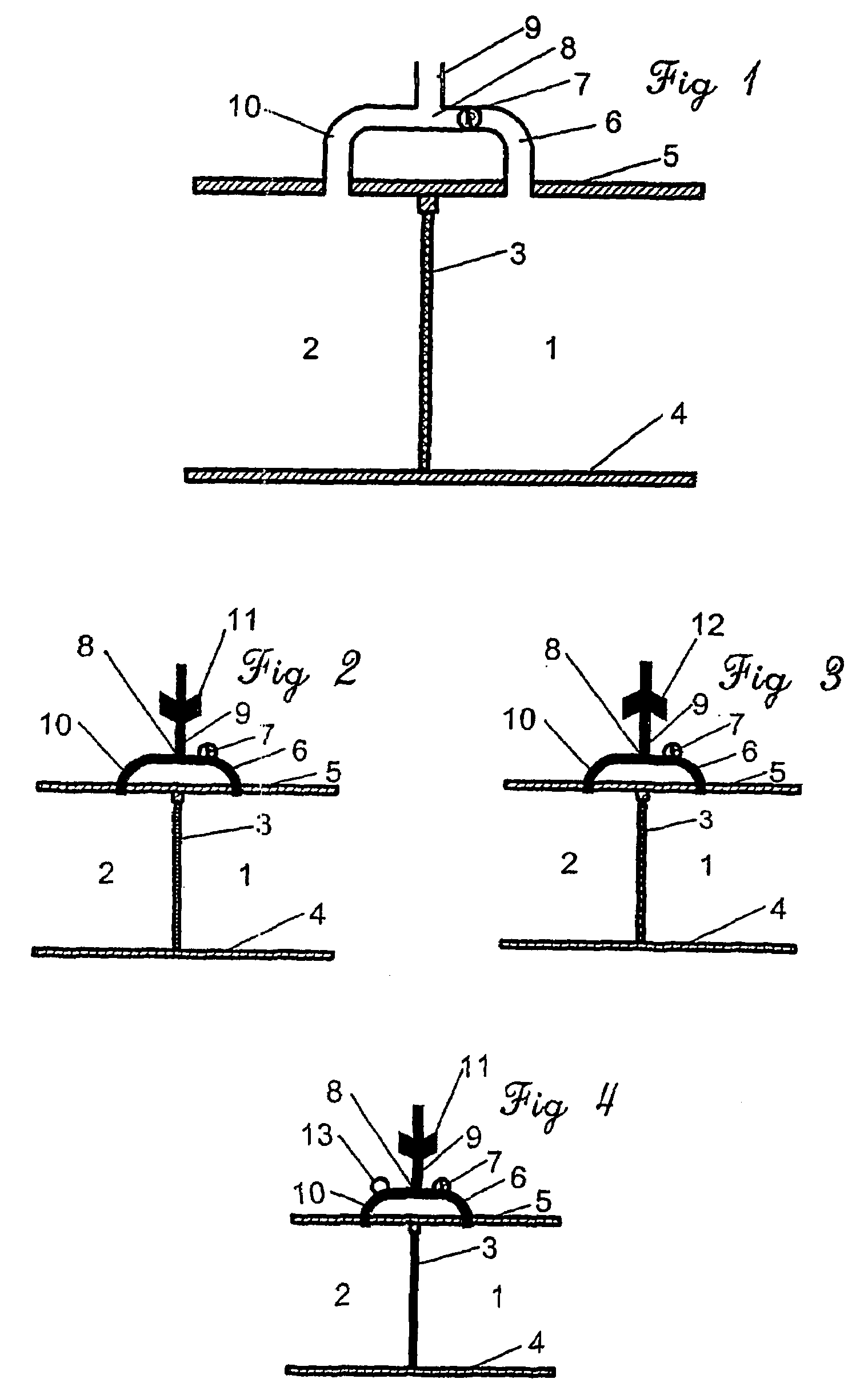 Arrangement for controlling airflow for example in clean rooms