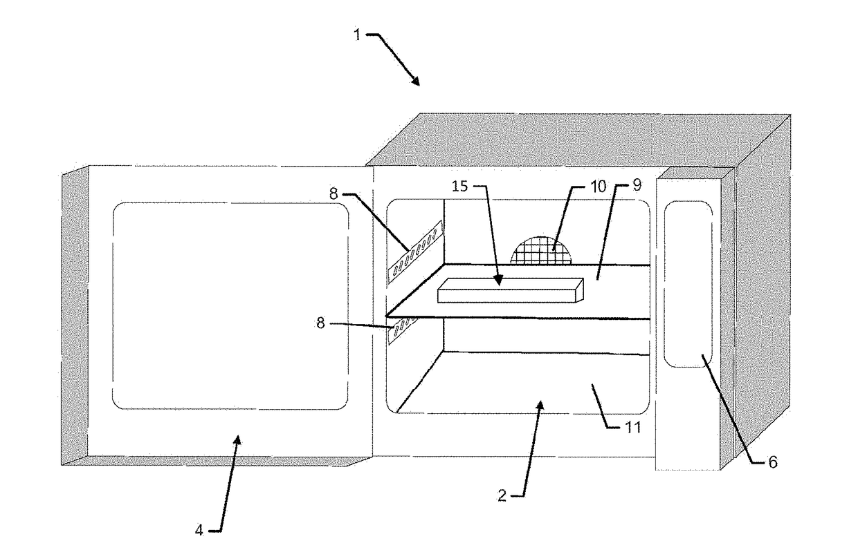 Heat modulating food packaging material