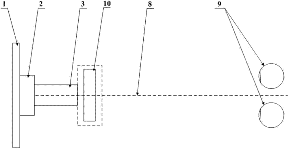 Portable device for generally surveying eyesight of children