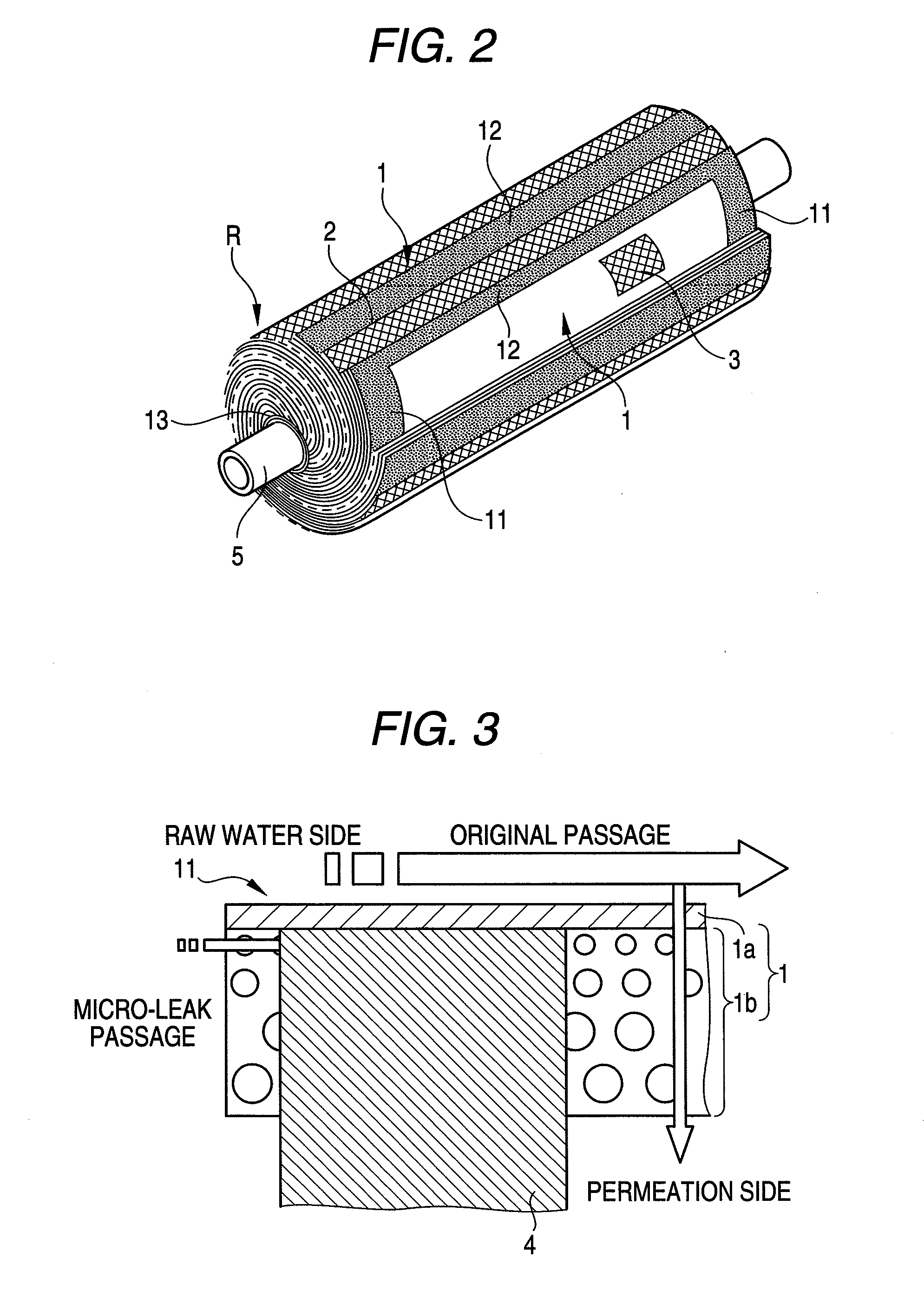 Spiral reverse osmosis membrane element, method of manufacturing the same, and its use method