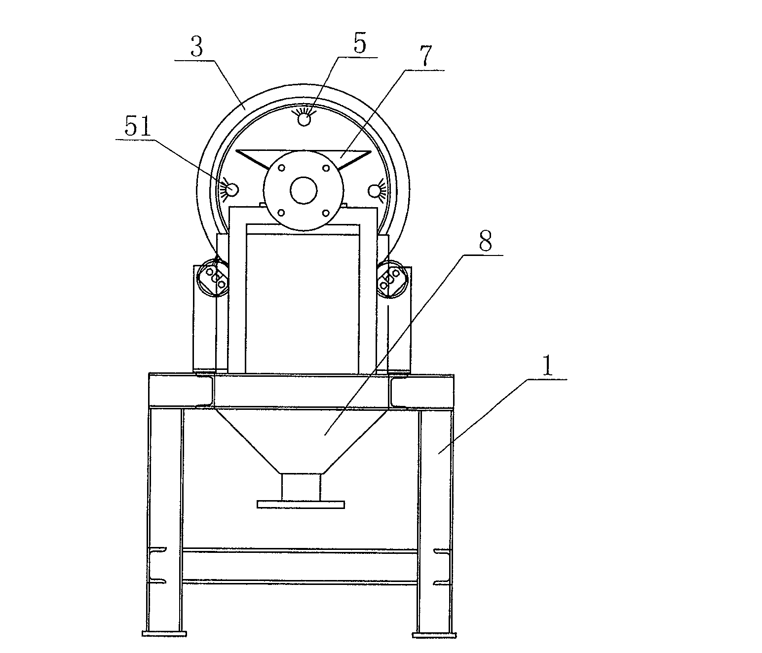 Magnetic centrifugal concentrating machine