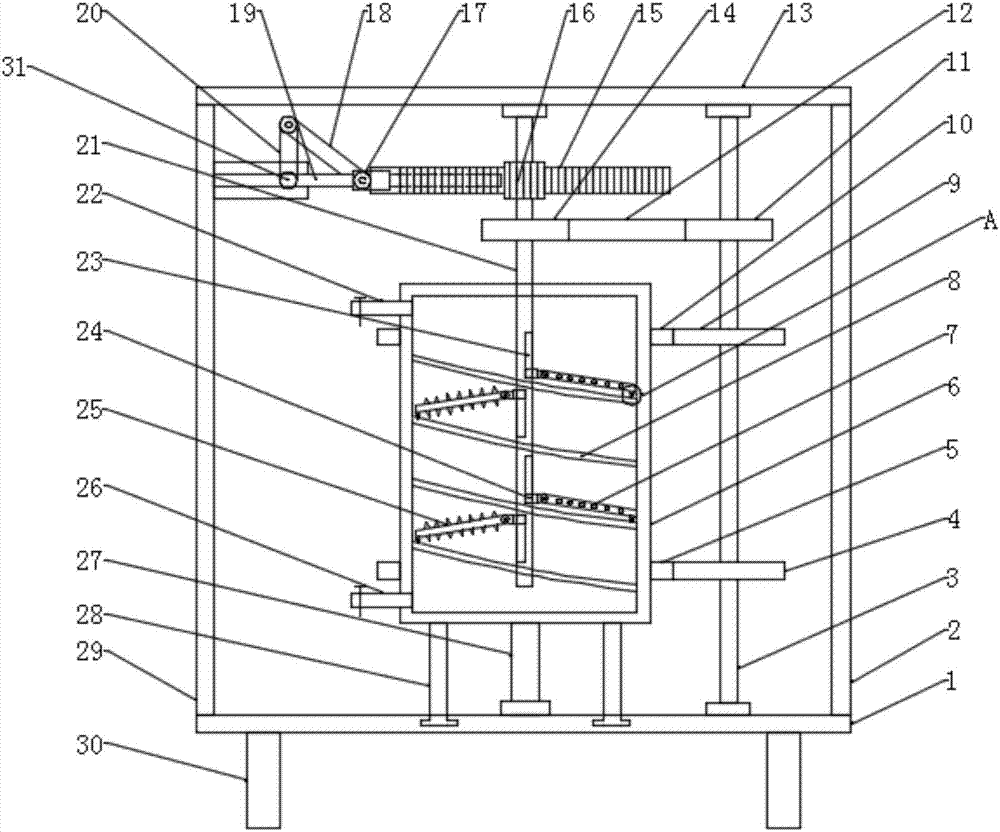 Efficient paint stirring equipment for building decoration