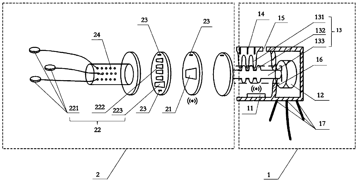 Wireless communication device and measuring system for strip-shaped roller data measurement