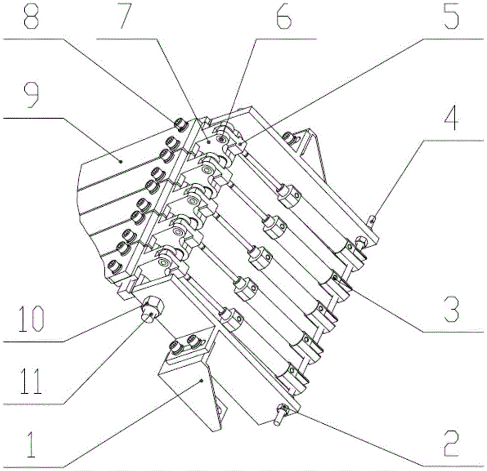 Multi-cylinder dynamic rejecting mechanism