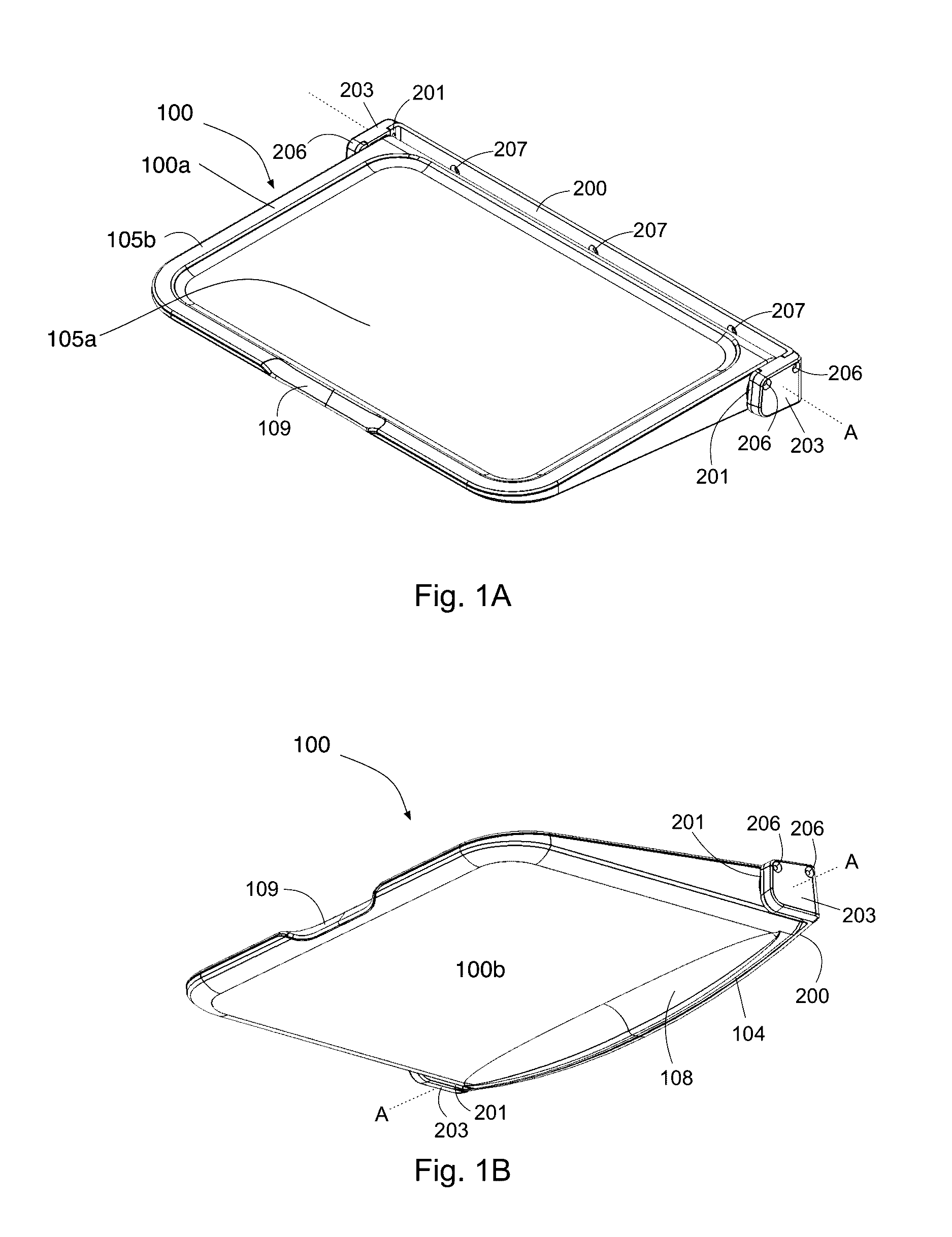 Pivoting shelf