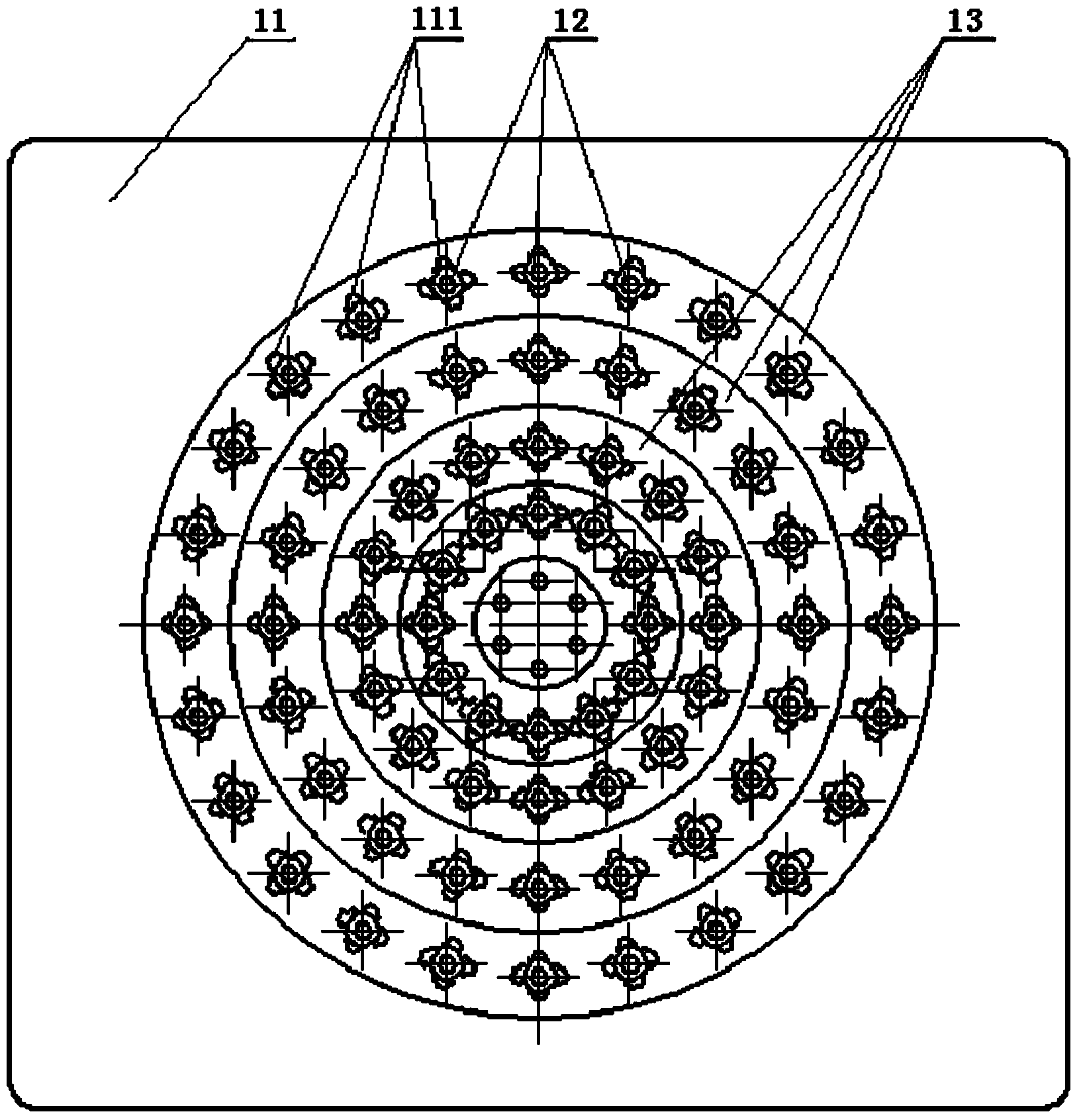 Detection device for focusing accuracy of disk type solar condenser