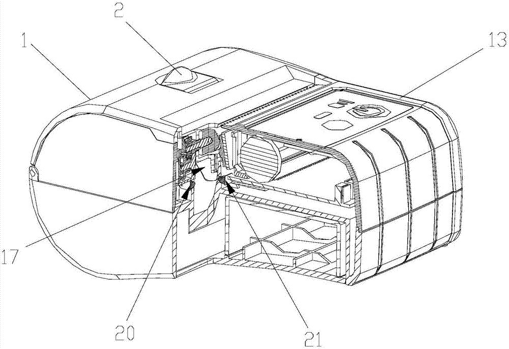 Infrared positioning device for heat-sensitive label printing paper