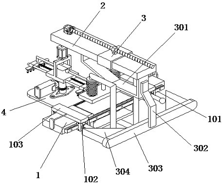 Automobile plate spring production lug rolling device facilitating stress elimination