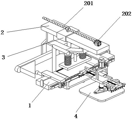 Automobile plate spring production lug rolling device facilitating stress elimination