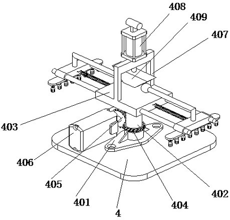 Automobile plate spring production lug rolling device facilitating stress elimination