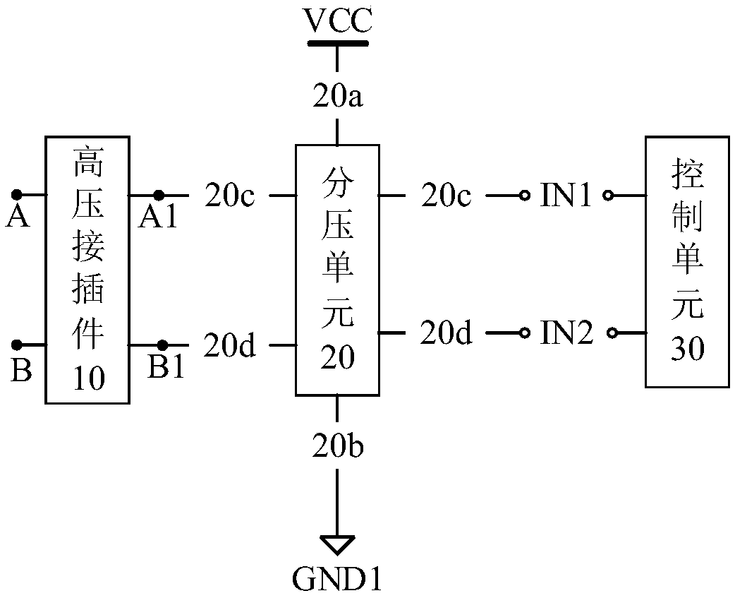 Fault detecting device and method for electric vehicle and high-voltage interlocking system thereof