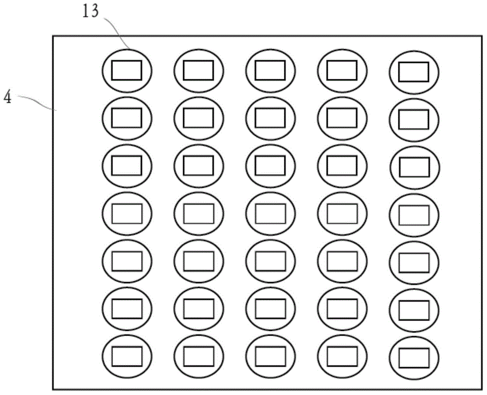 Online three-dimensional detection device based on RGB structured light