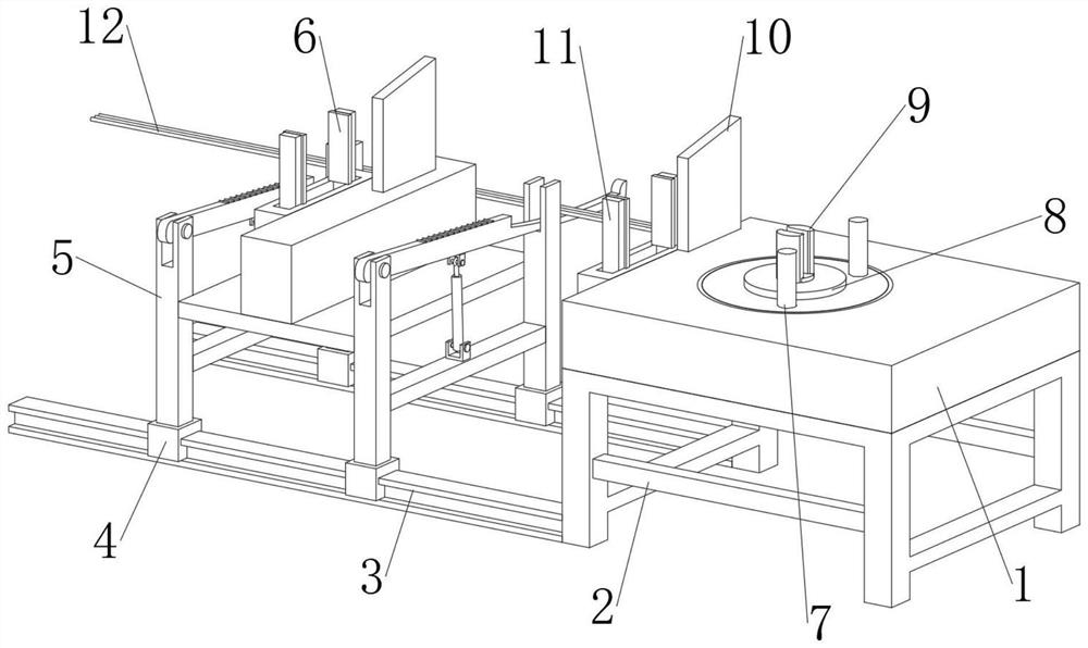 Efficient steel bar bending forming machine