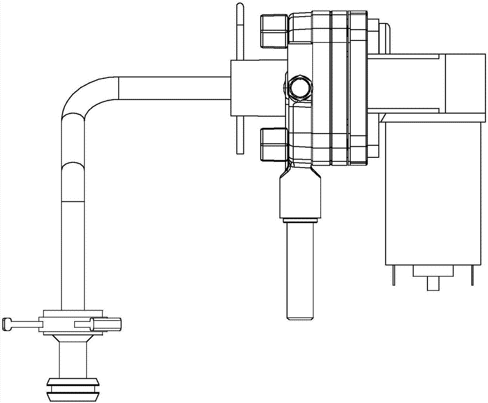 Integrated ice cream puffing pump with inlet air regulation and ice cream maker