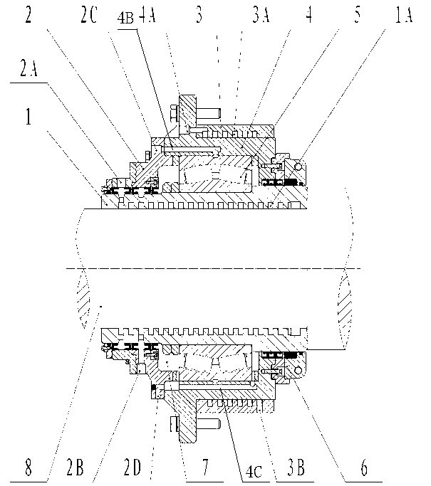 High-temperature-resistance bearing base