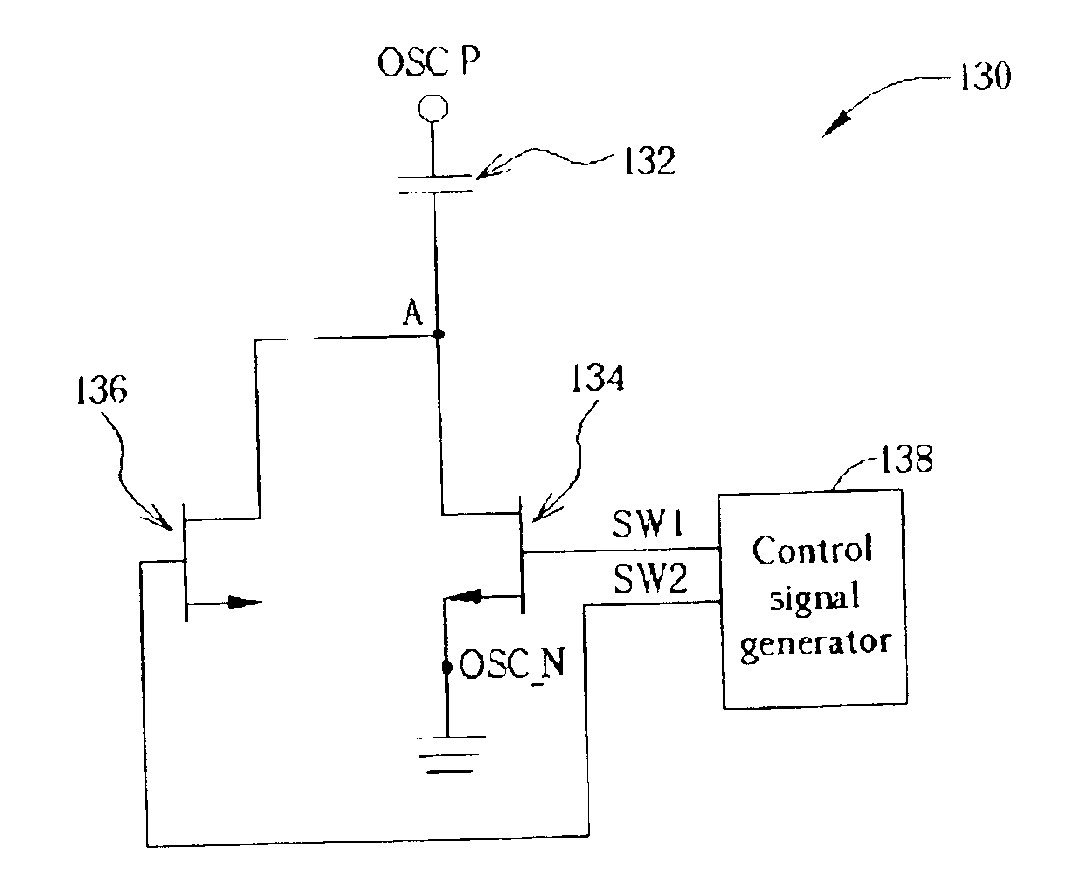 Switched capacitor circuit capable of eliminating clock feedthrough by complementary control signals for digital tuning VCO