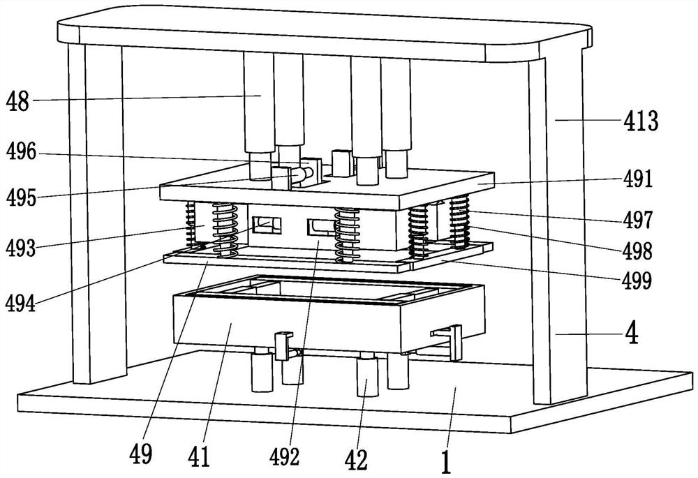 A punching machine for aluminum-plastic film for soft-pack lithium battery outer packaging