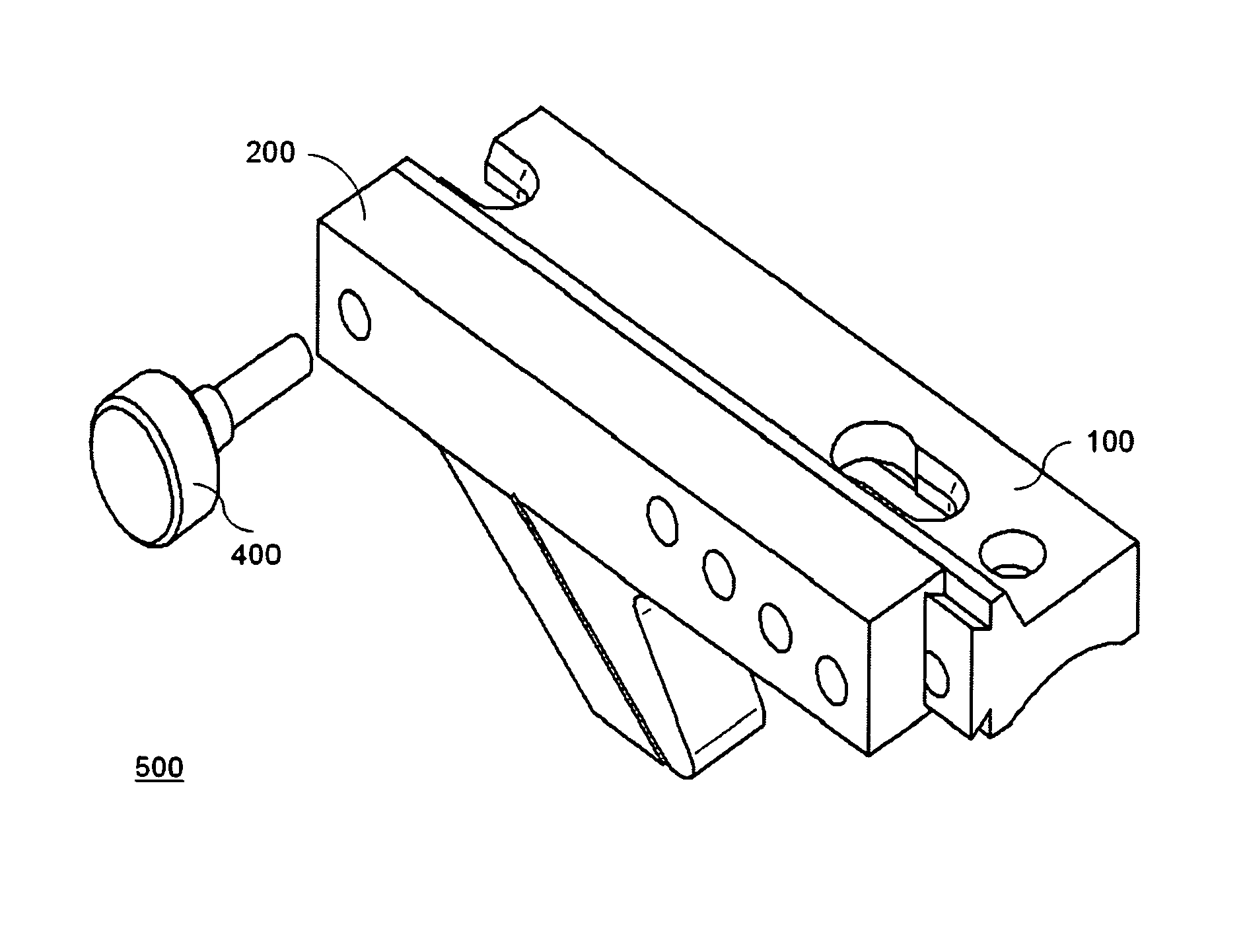 Adjustable excision device for bones