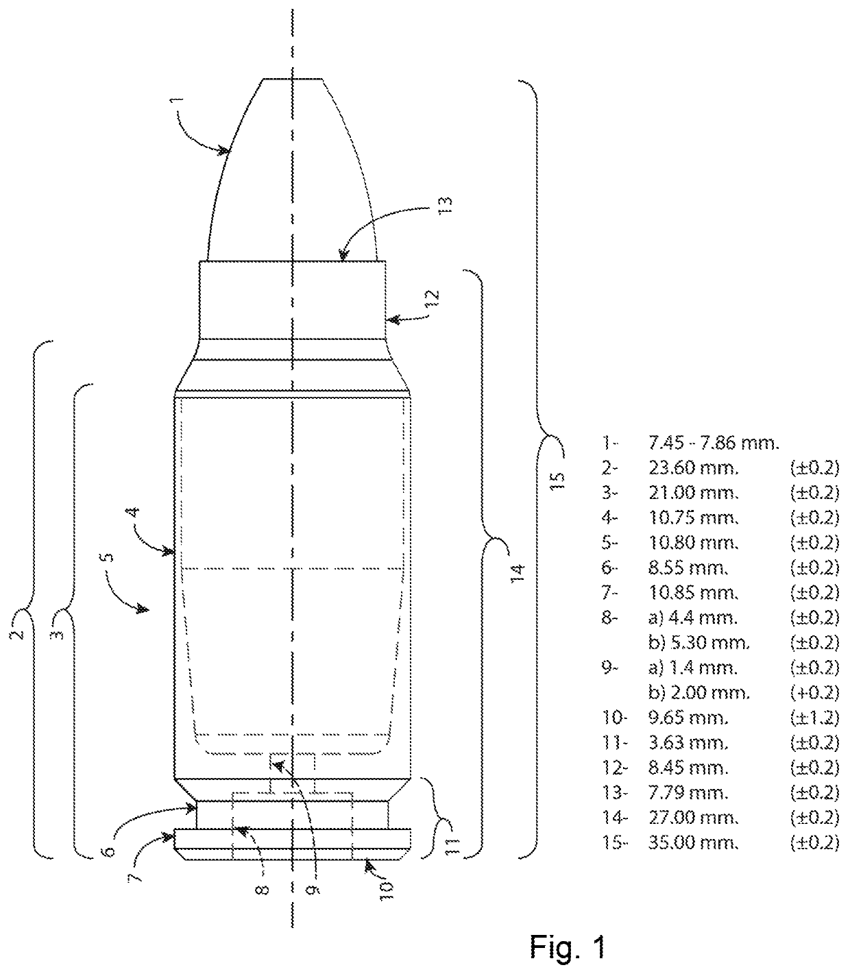 Firearm cartridge