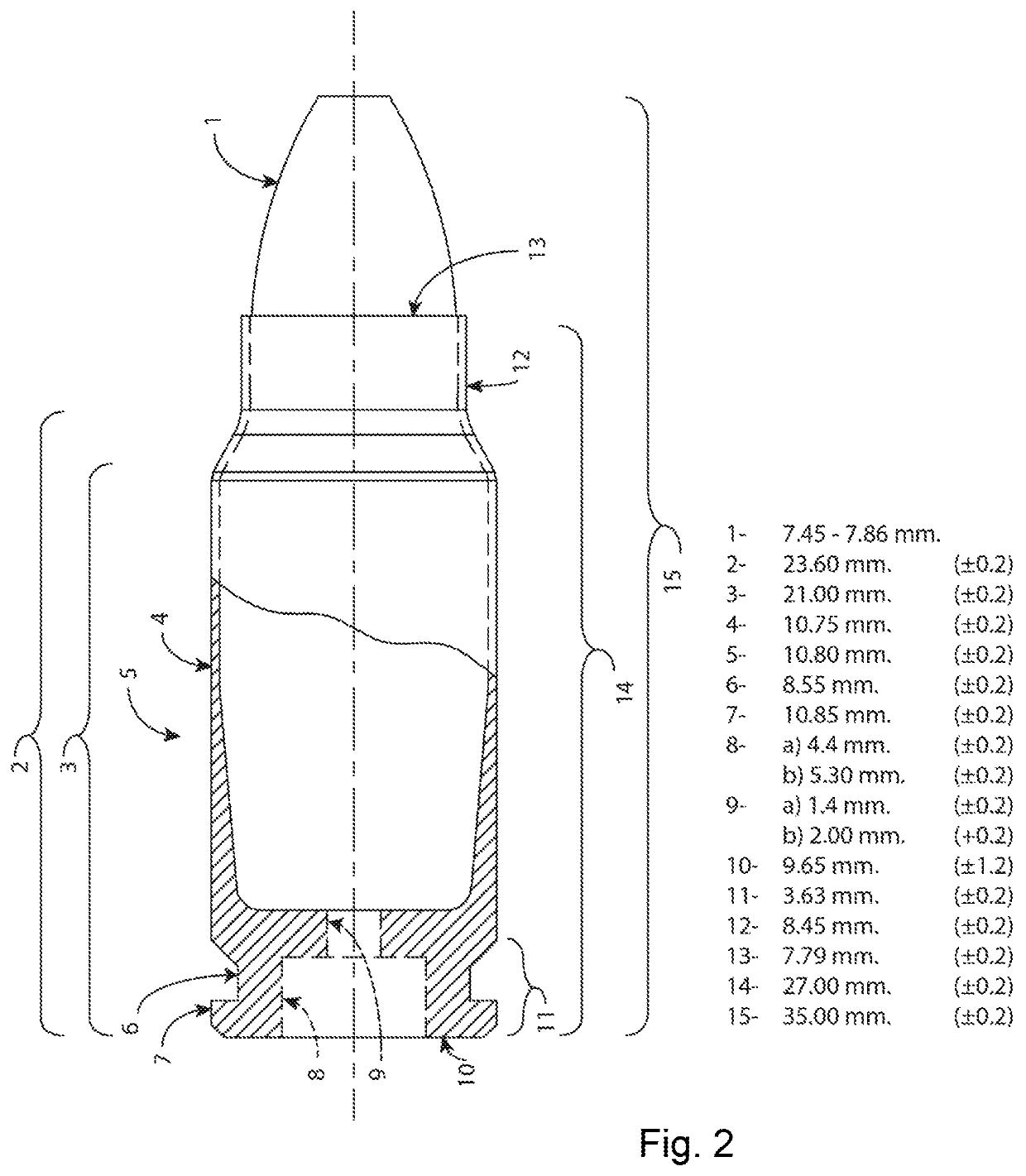 Firearm cartridge