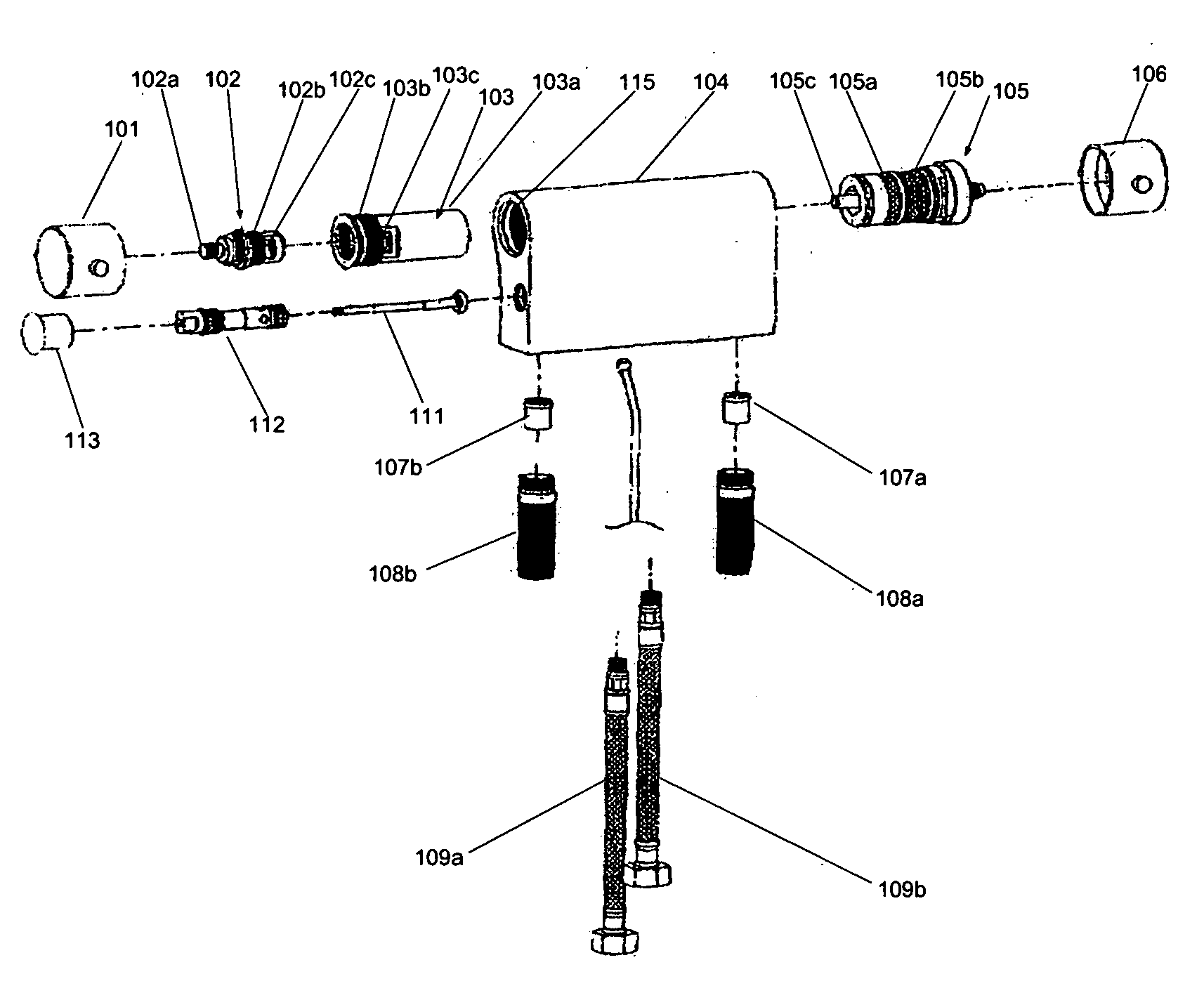 Sanitary purging apparatus