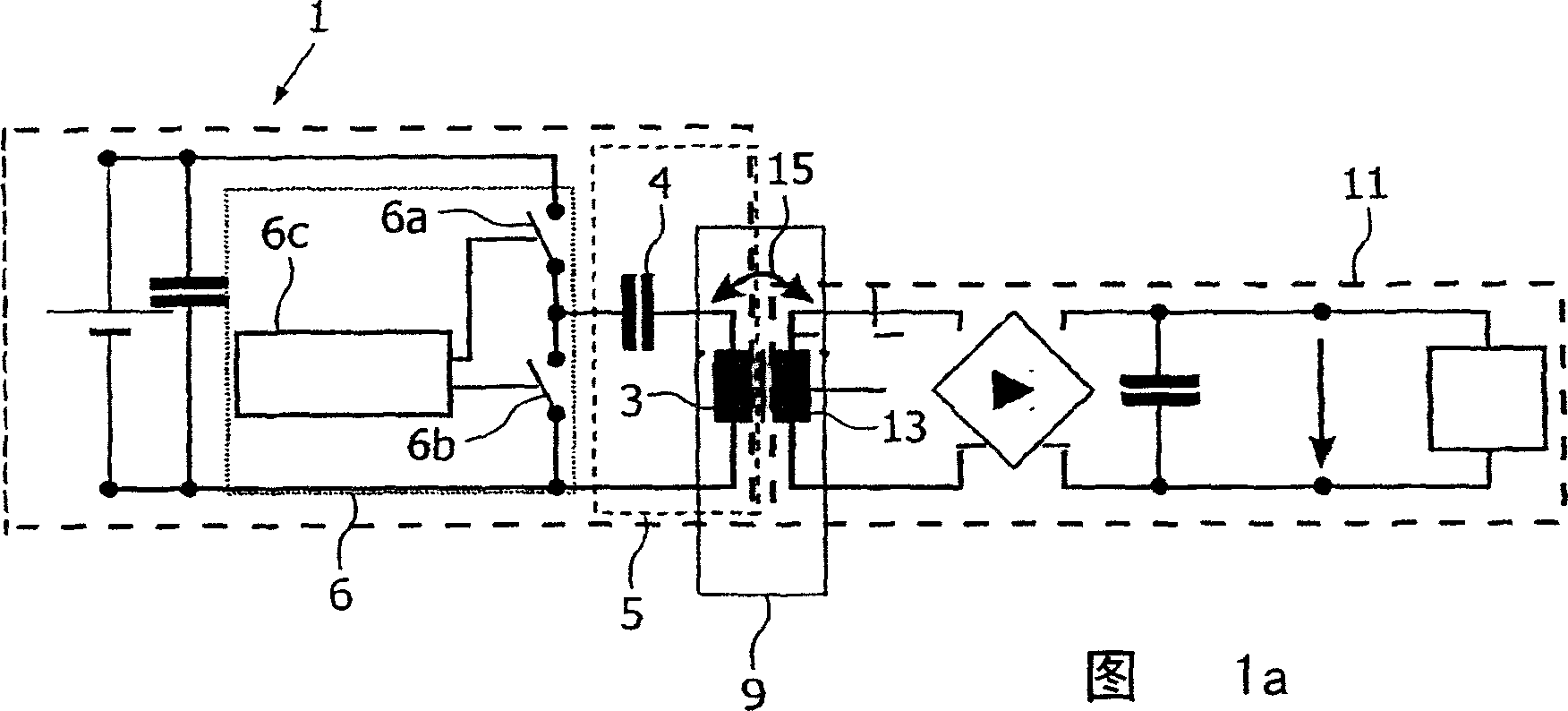 A wireless powering device, an energizable load, a wireless system and a method for a wireless energy transfer