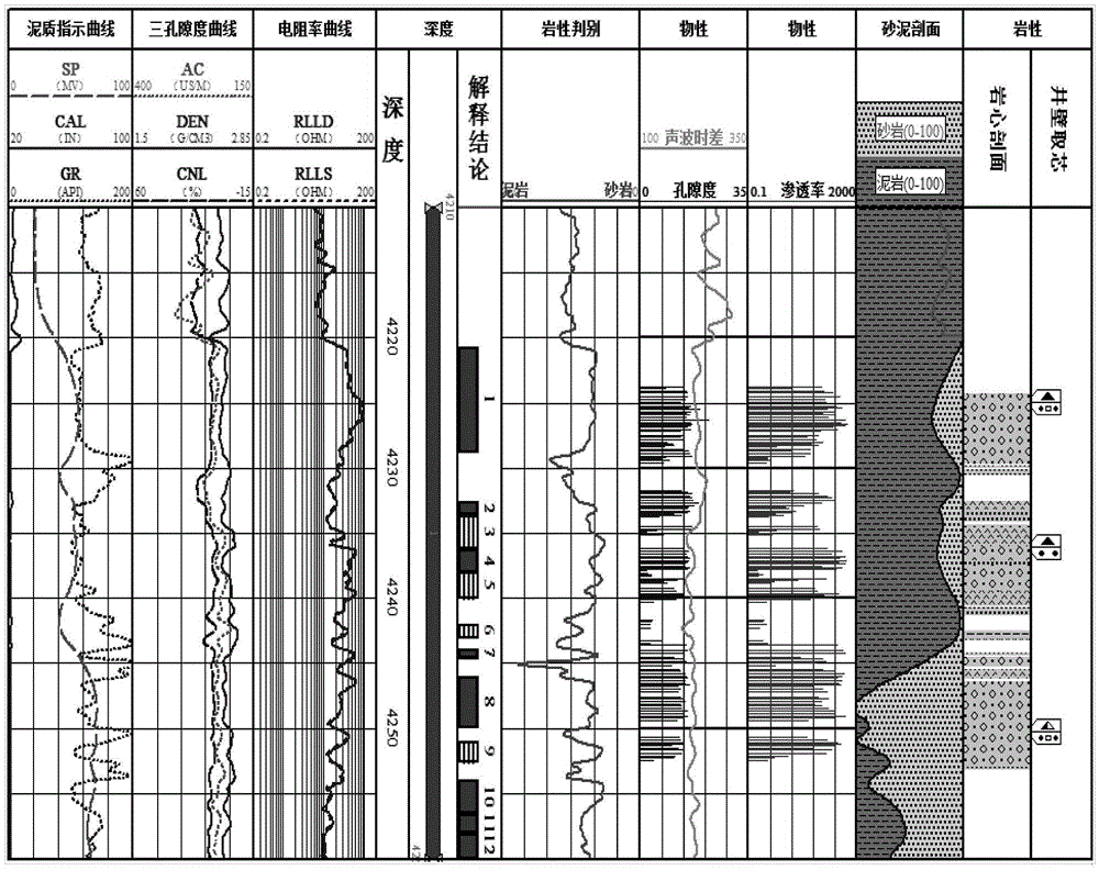 Method for identifying lithology of high-salt potassium-rich region water-flooding oil reservoir clastic rocks