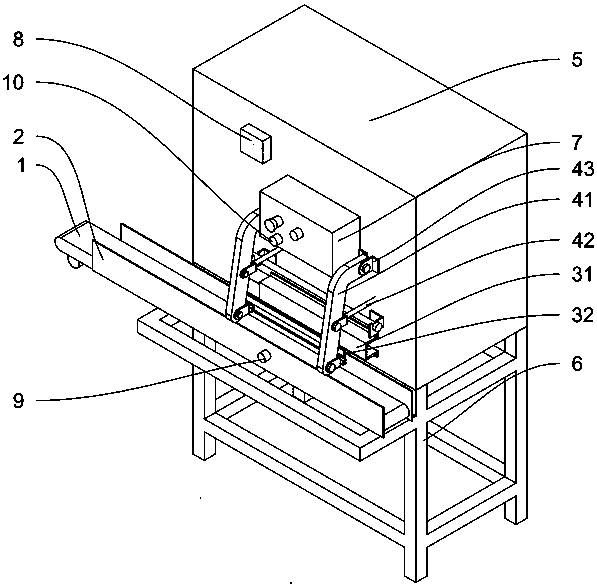 Vertical-type sealing device of packaging bag