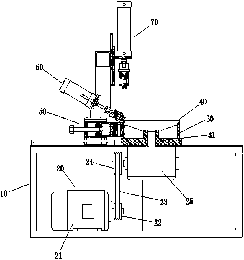 A steel ring folding machine