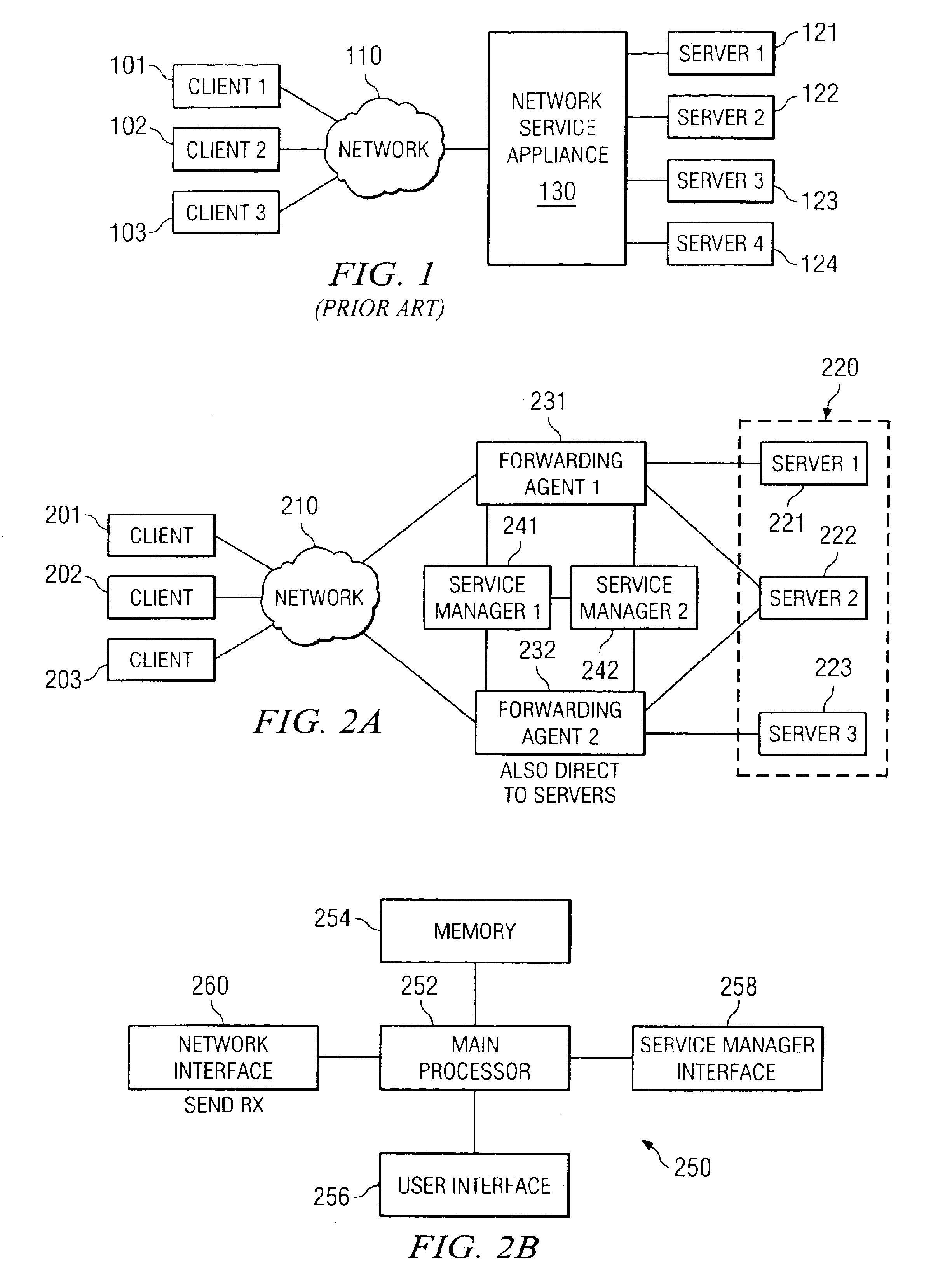 Distributing packets among multiple tiers of network appliances