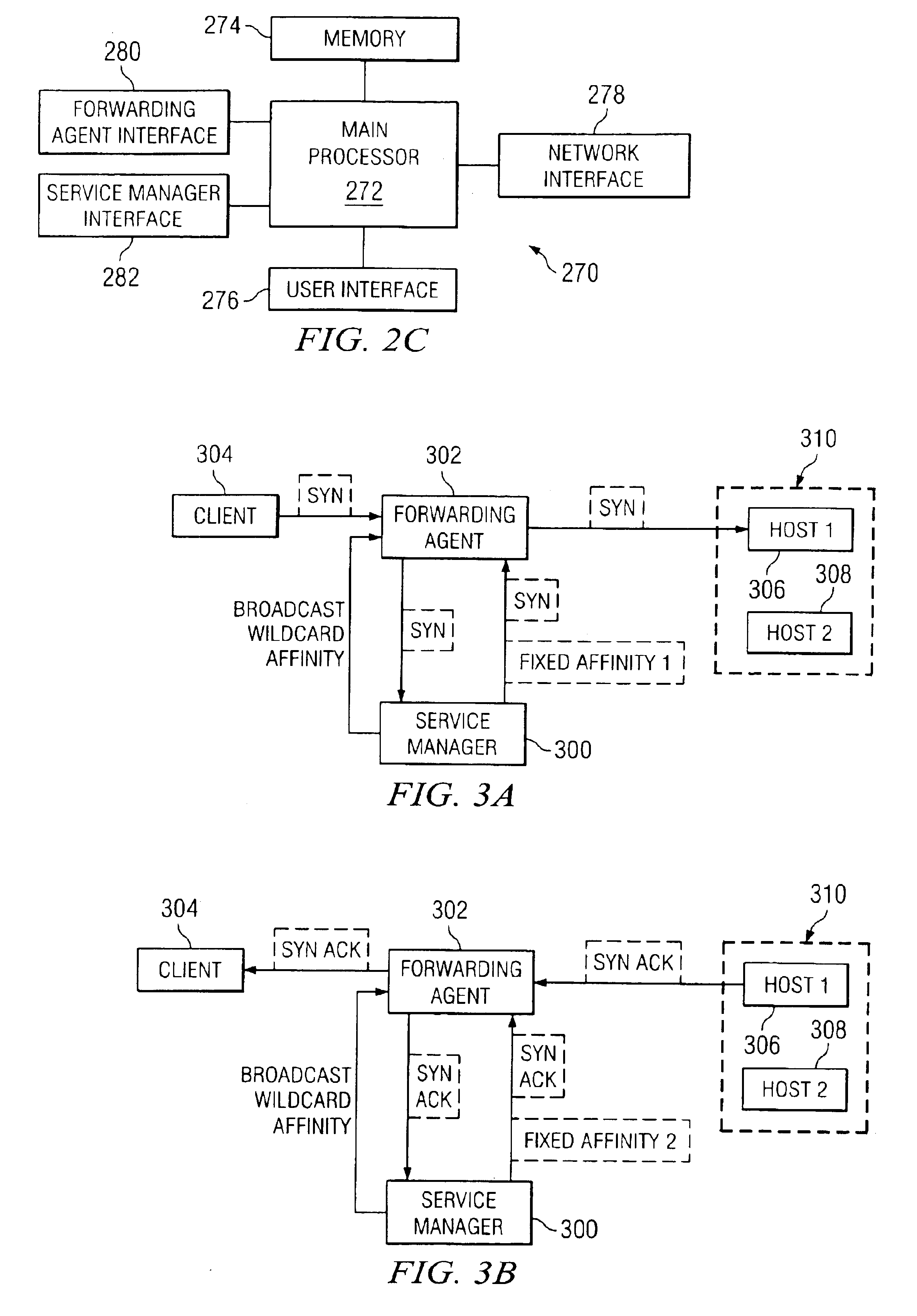 Distributing packets among multiple tiers of network appliances