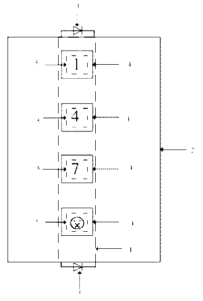 Backlight device of touch-type remote controller