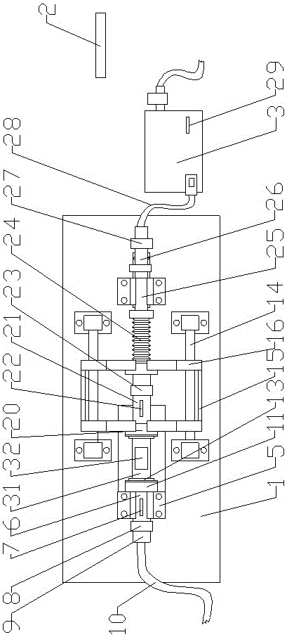 Automatic sensitivity testing device of water flow indicator for fire protection