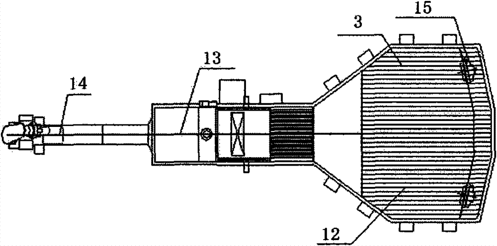 Spiral-flow type elutriation and separation device for dredging sludge and sludge elutriation pretreatment method of device