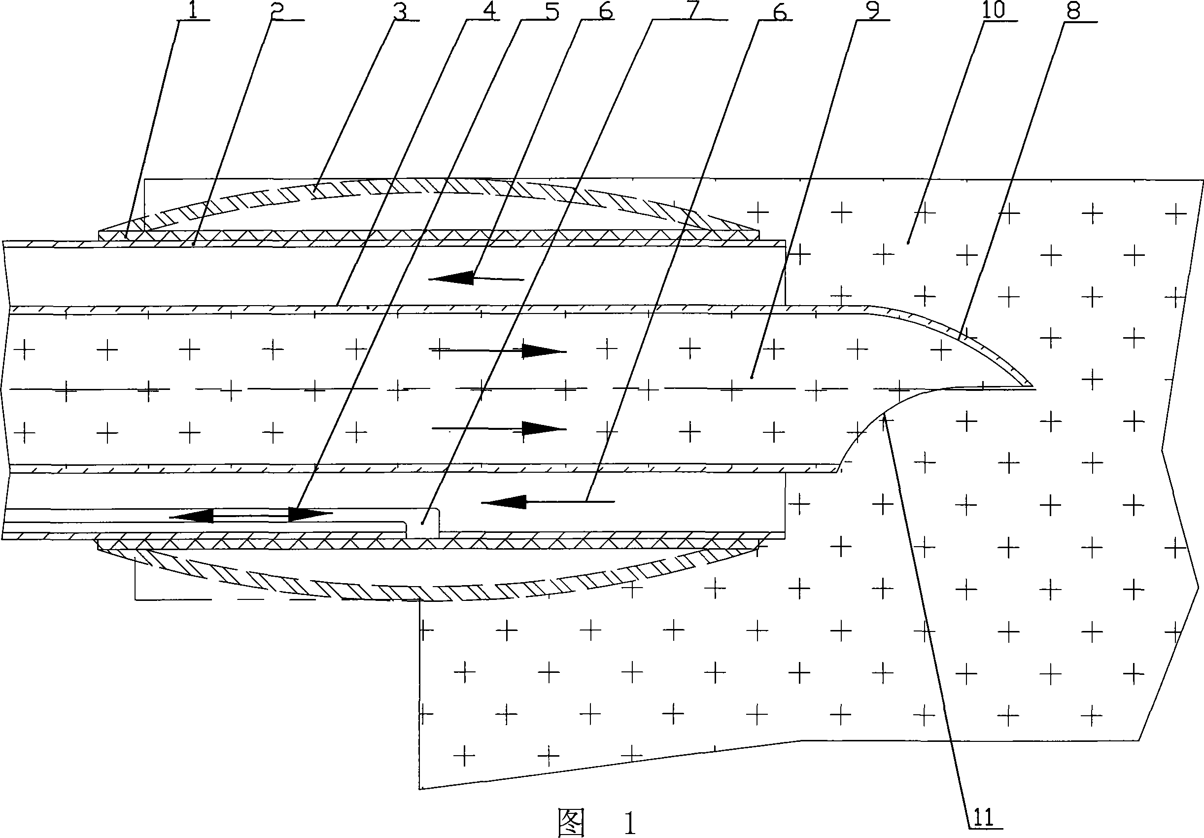 Bag-holding structure of air-bag tension holding type for valve mouth balance