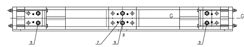 Plate spring tensioning tool and machining method