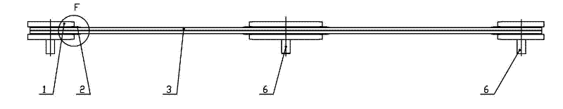 Plate spring tensioning tool and machining method