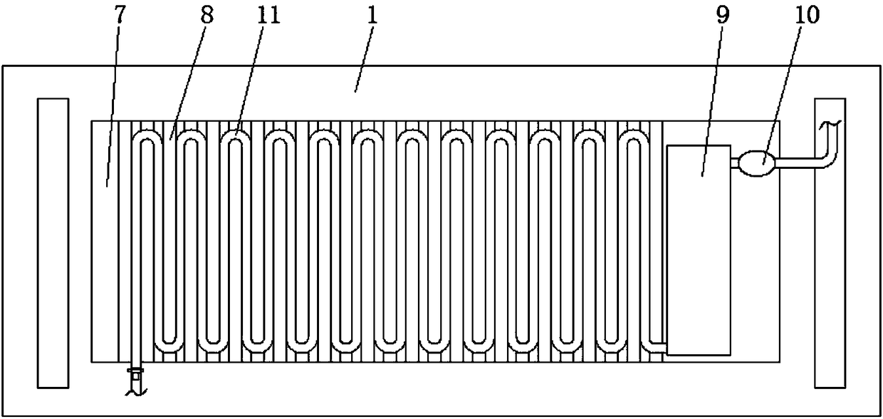 Computer for information system integration convenient for heat dissipation