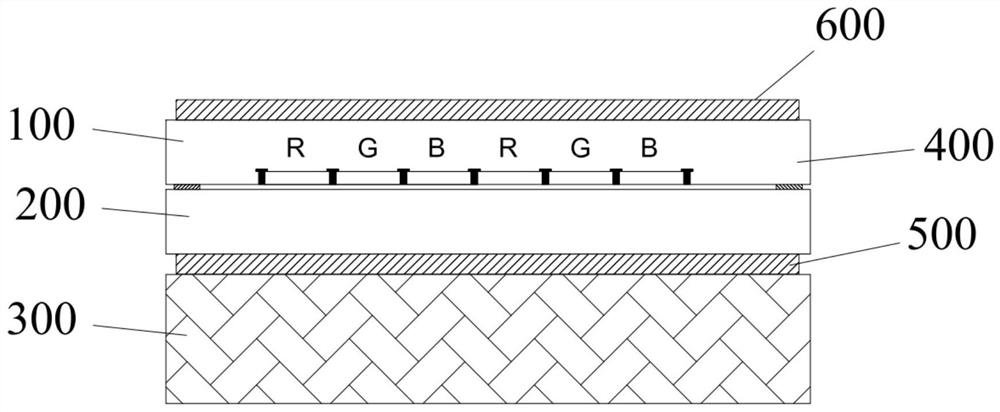 LCD with contrast improving structure