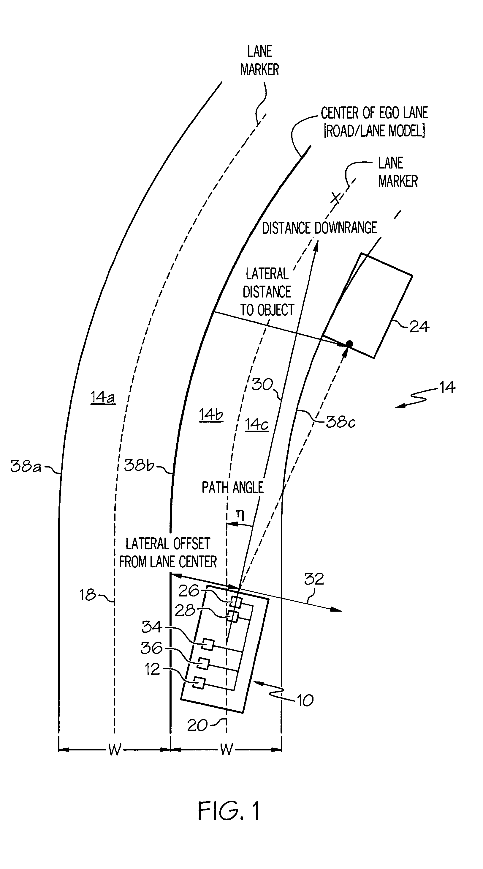 Probabilistic lane assignment method