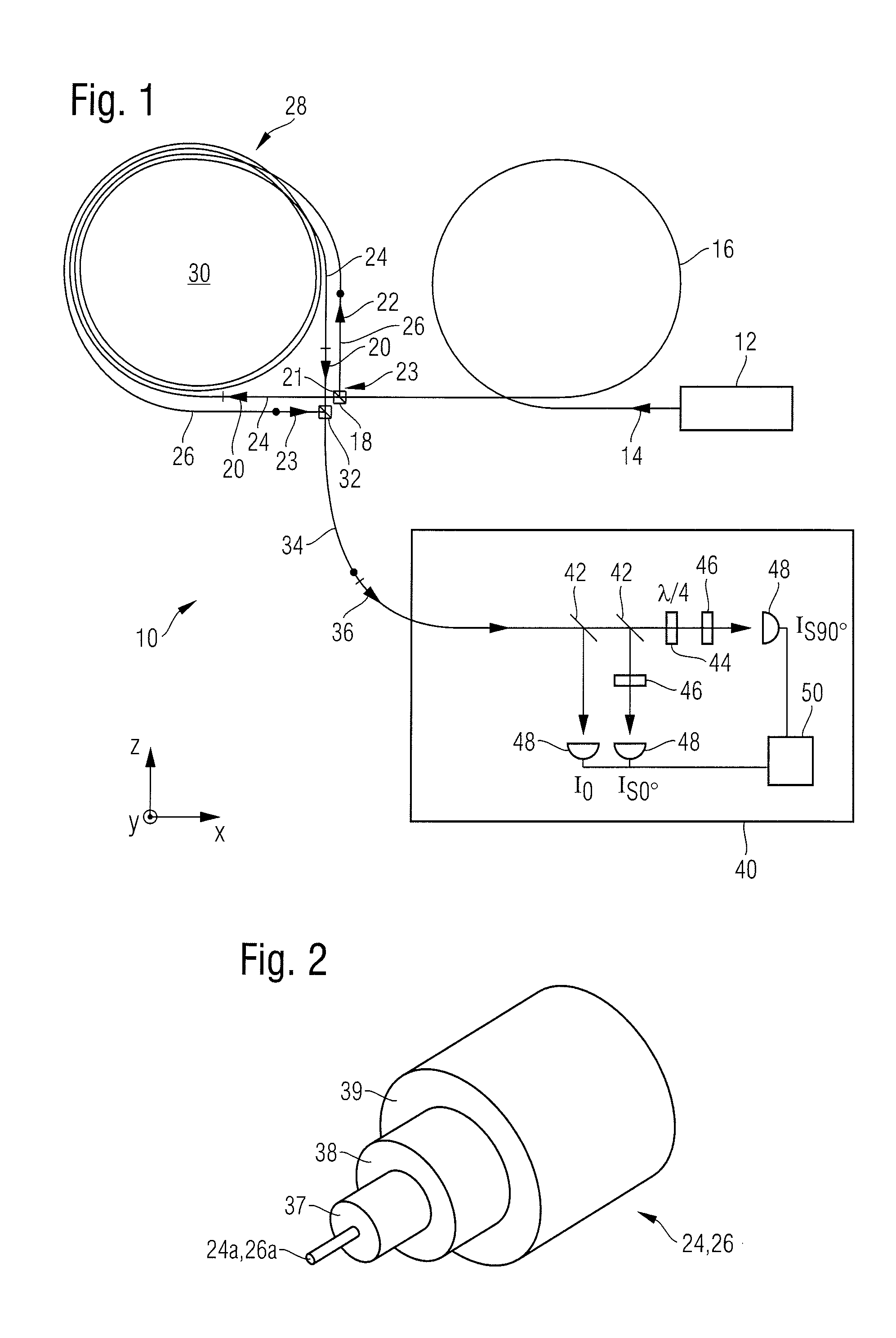 Temperature sensor and method for measuring a temperature change