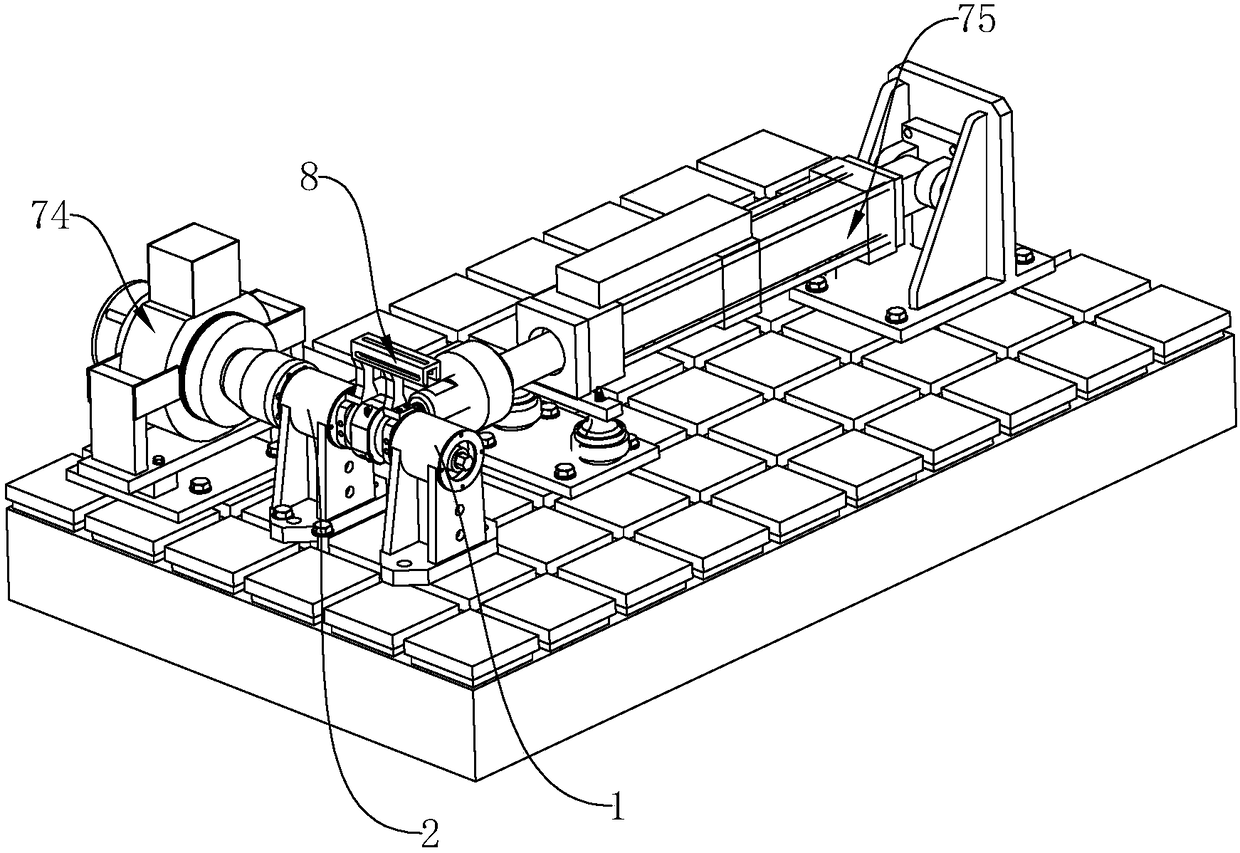 A bushing durability test device