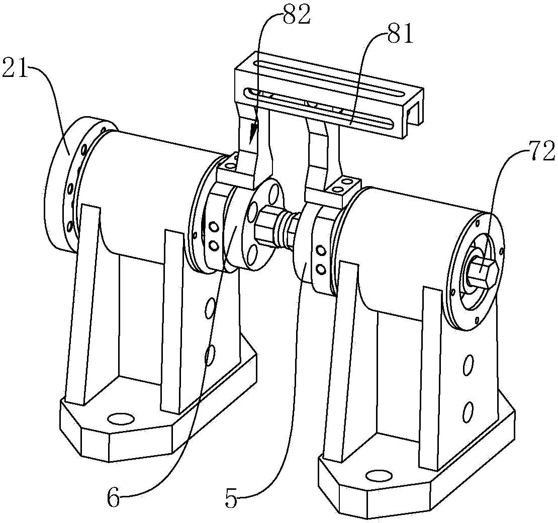 A bushing durability test device