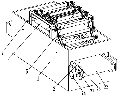 Device for removing metal components from raw materials for insulator preparation