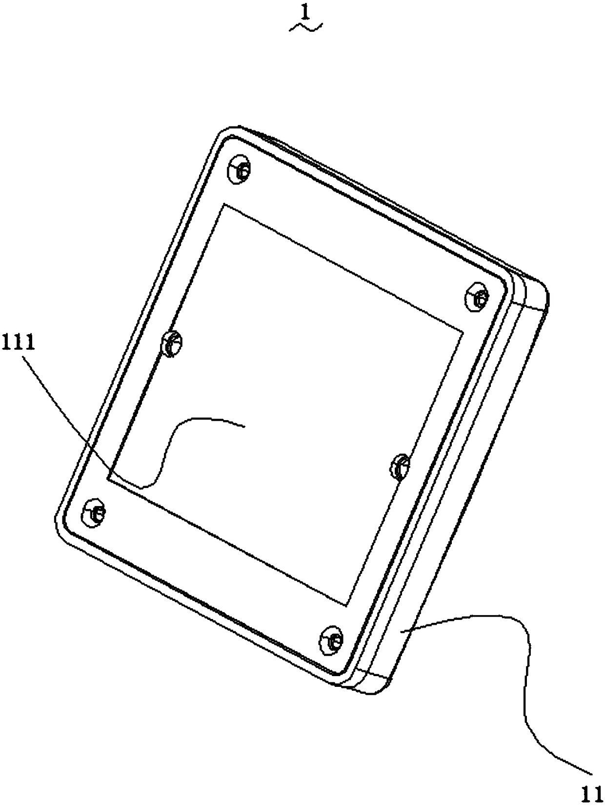 Dynamic two-dimensional code display device